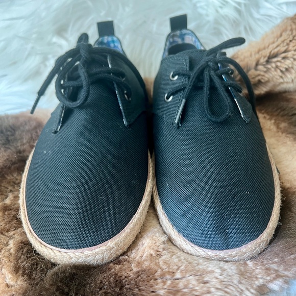 Ben Sherman Black Jenson Lace Up Espadrille Sneakers! Tropical Suave! Sz.8! - Picture 1 of 5